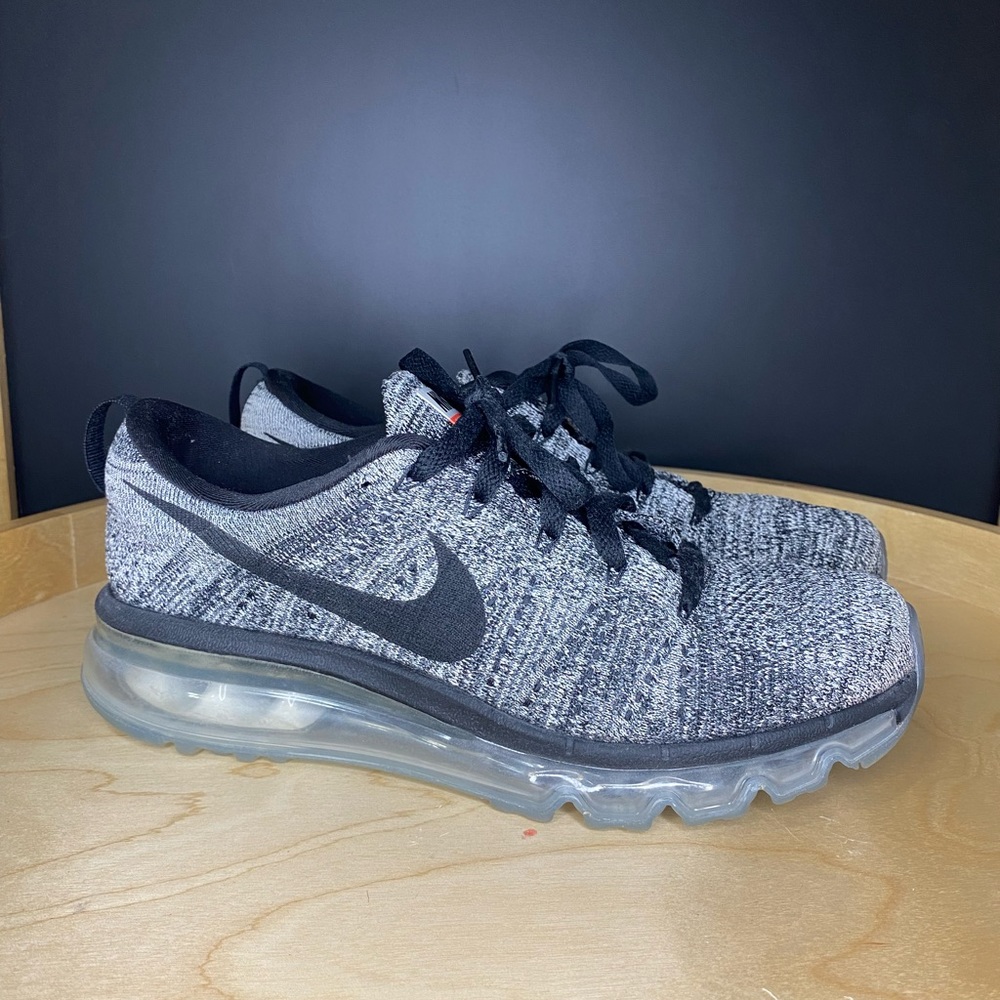 Nike Women’s Flyknit Air Max Oreo Shoe Black White
